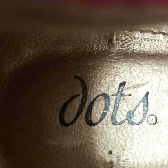 Dots, red open toe pumps.Size- - Picture 6 of 8